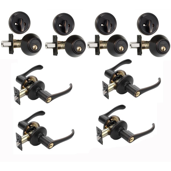 Dynasty Hardware CP-VAI-12P, Vail Front Door Entry Lever Lockset and