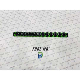 Snap-on Tools NEW GREEN 3/8” SAE Lock-A-Socket Magnetic Rail Organizer LAS38SG