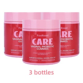FoxRoad Women's Probiotics - Probiotics for Women pH Balance with Prebiotics Blend & Lactobacillus - Specification: 3 bottles