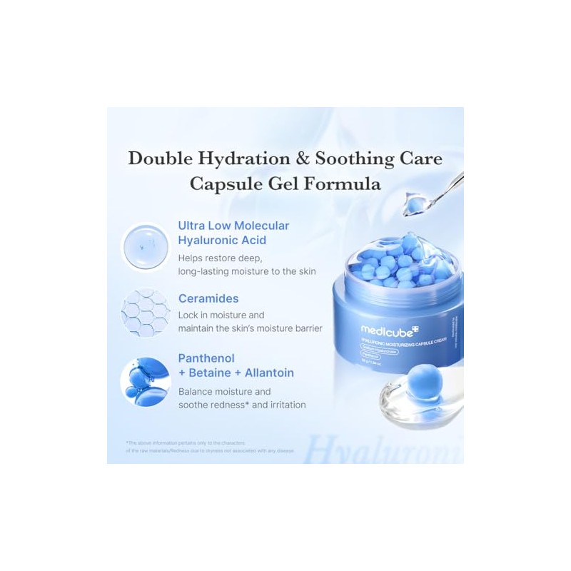 Hyaluronic Moisturizing Capsule Cream by Medicube for Women - 1.94