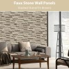 WallWell Faux Stone Panel 3.7-22.2 Sq Ft,Realistic Texture,Great for DIY