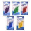 Angzhili 25 Pcs Interdental Angle Brushes, Reusable Dental Cleaners, Oral