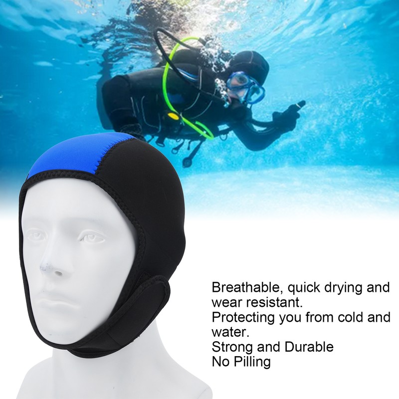 Wetsuit Hood Thermal Swim Surf Diving Hood Sun UV Protection