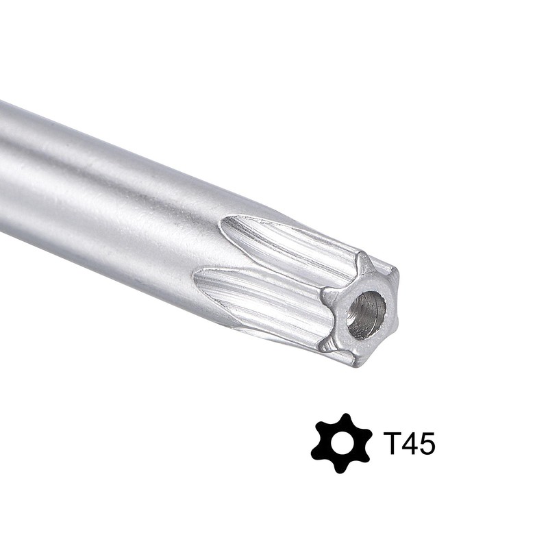 sourcing map T45 Anti Tamper Proof Torx Star Key Bit
