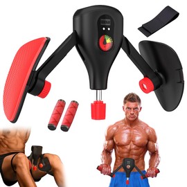 Thigh Trainer, Pelvic Floor Trainer for Men and Women, Adjustable Angle Strength, Multifunction Leg Trainer with Intelligent Counting, Fitness Equipment at Home, Hip Training, Arm Training, Leg