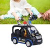Policeman Car Toy Strong Alloy Detailed Texture Lights Sound Effect