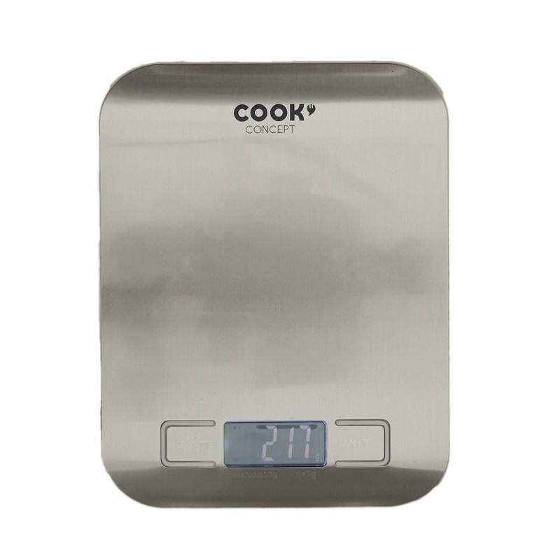 Cook Concept KU6610 Electronic Kitchen Scale Digital Rectangular 5 kg