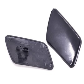 CNUPSM Front Bumper Headlight Washer Nozzle Cover Cap 1 Pair Left and Right 39991799 39991798 Compatible with Volvo S40 V50 2005-2007