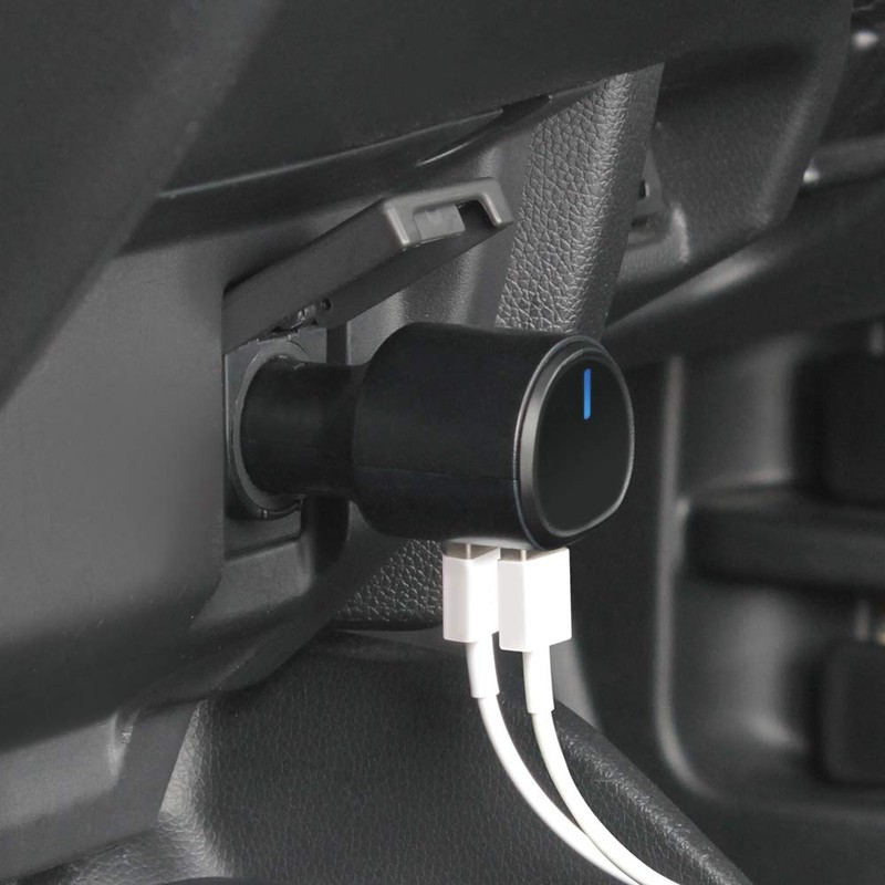 Tsuchiya Yac ZE-43 Side Port USB Charger Double Car Accessories