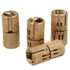 4PCS Barrel Hinges Hidden Furniture Hinge Brass Concealed Hinges for