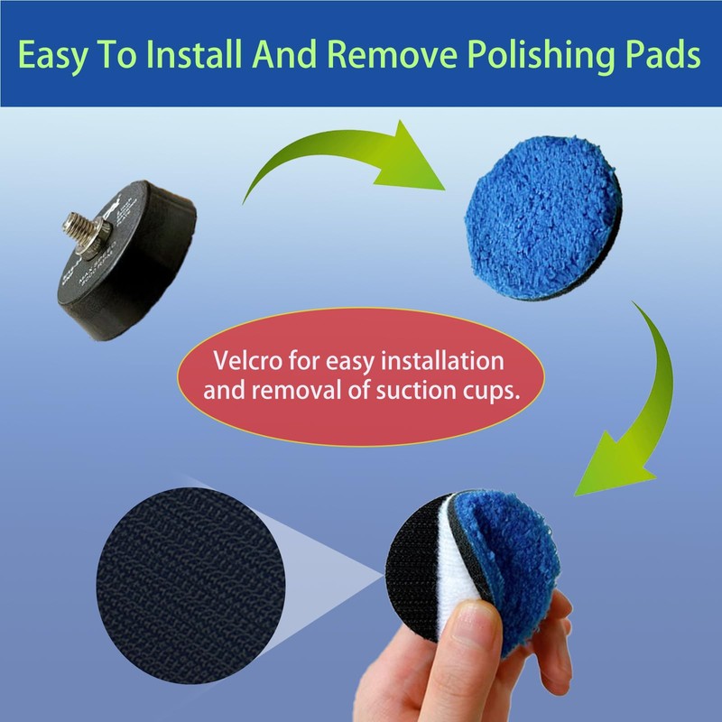 ZOTA 12Pcs Car Buffing Kit, 2"/ 3" Sponge Polishing Pad