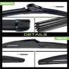 TOSTMOLT 3pcs Front+Rear Direct Fit Windshield Wiper Blades Compatible With