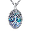 Eusense Tree of Life Pendant 925 Sterling Silver Necklace Tree