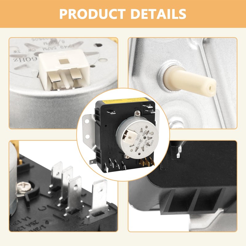 W10185992 Dryer Timer,Boeeda Dryer Timer Replacement 418-095-20-b5 Compatible with maytag