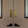 All Quality Classic Vertical Push Pull Door Signs - Great