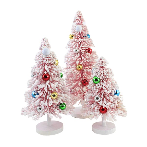 Cody Foster & Co Pink Snow Forest Trees Sisal Putz