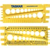 Taskar Nut & Bolt Measuring Gauge & Screw Pitch Checker