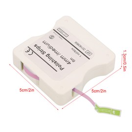 Dental Polishing Strip 4mm Abrasive Tool Interdental Oral Care Dental Tooth Interdental Sanding Grinding Whitening Teeth Cleaning Tools 2PCS Red