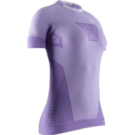 X-Bionic Invent 4.0 - Maglia Termica Donna Manica Corta a Compressione - Alte Prestazioni per Running, Sci, Ciclismo, Fitness e Sport Invernali, Lilla, XS