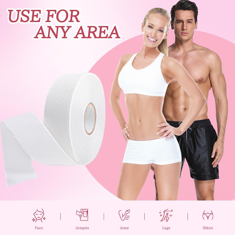 Wax Strips for Hair Removal 90 Yards - Non-Woven Wax
