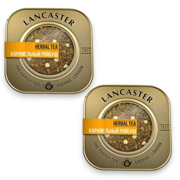 LANCASTER LOOSE TEA Herbal Tea in Gift Tin - CARAMEL