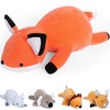 OurHonor 4.2lbs Fox Weighted Stuffed Animals 24in, Weighted Stuffed Animals,