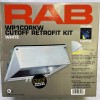 RAB Lighting WP1CORKW White WP1 Wall Pack Cutoff Retrofit Kit