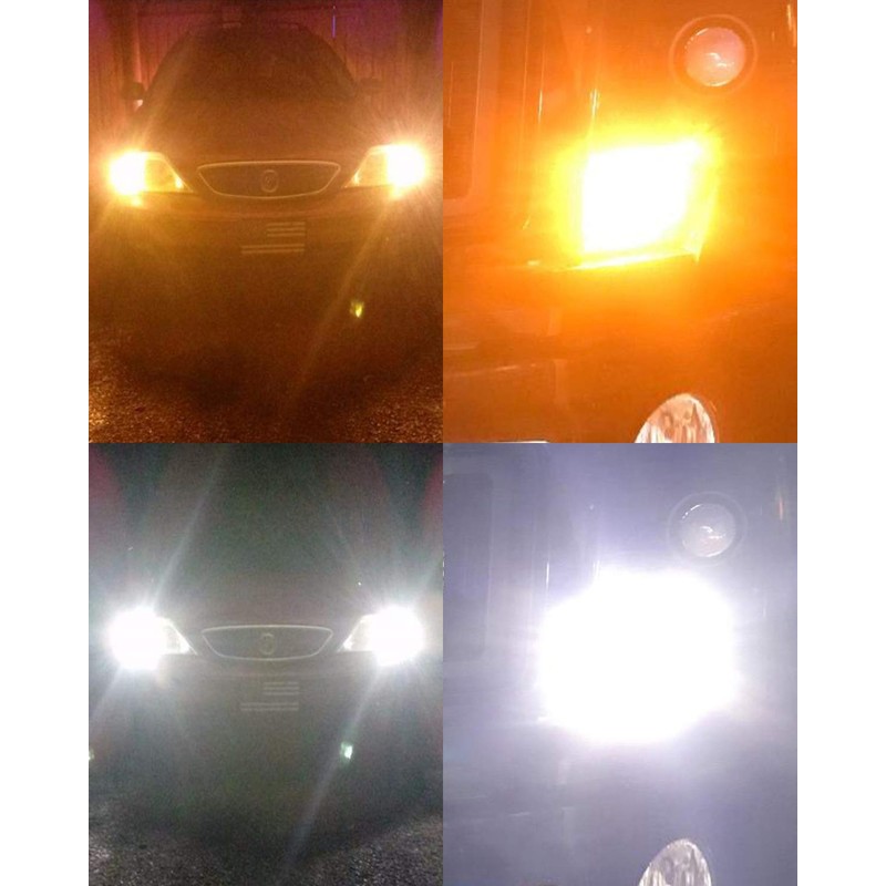 AUXLIGHT 3157 4157 3057 3457 Switchback LED Bulbs 76SMD Chipsets