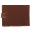 Gusti Gustav Men's Leather Wallet, brown, Retro