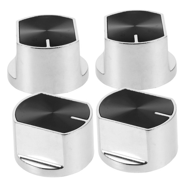 TEHAUX 4pcs Gas Cooktop Knobs Replacement Durable Stove Knobs for