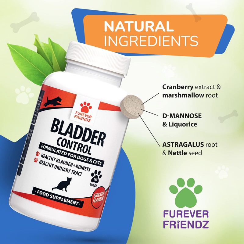 Bladder & Kidney Support Supplement for Dogs & Cats -