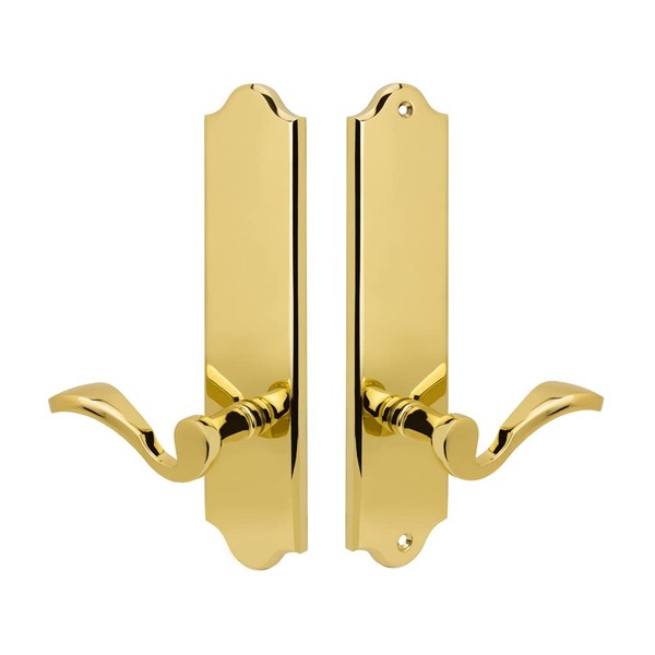 Royal Zinc Die-Cast Lever Set and Back Plates in Lifetime