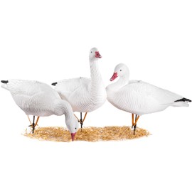Heerweiyi Realistic Snow Goose Decoys - Durable and Detailed Hunting Decoy Set with Lifelike Feather Patterns - 6-Pack for Outdoor Sports and Waterfowl Hunting