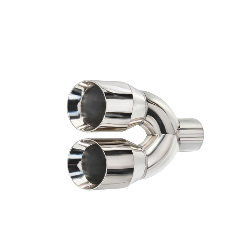 Madlife Garage 2.5" Inlet 3.5" Outlet Dual Exhaust Tip Stainless