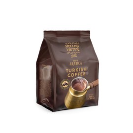 Turkish Coffee,DARK ROAST FINELY GROUND COFFEE, Mulliri Vjeter, 100% Arabica, Certified Organic (7.5oz/200g)
