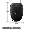 Ultra-Secure 4-Digit Combination Lock with 3 Feet Retractable Cable for