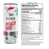 CELSIUS Sparkling Peach Vibe, Functional Essential Energy Drink 12 Fl