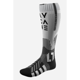 AYCANE Powerlight Black Hockey Socks, Ice Hockey Skate Socks with Seamless Toe, Lace Bite Protection, Moisture-Wicking, and Quick-Drying