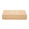 Wooden Digital Alarm Clock with Wireless Charging 3 Level Dimmer