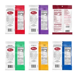 Albanese World's Best Gummi Variety Pack of Gummy Candy, Assorted Flavors 7oz & 7.5oz (Pack of 6)