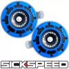 SICKSPEED 2PC BLUE SUPER LOUD COMPACT ELECTRIC BLAST TONE HORN