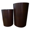 Asvel Ruclaire Collection Woodgrain Dust Bin M, 0.3 ft3 (8.2