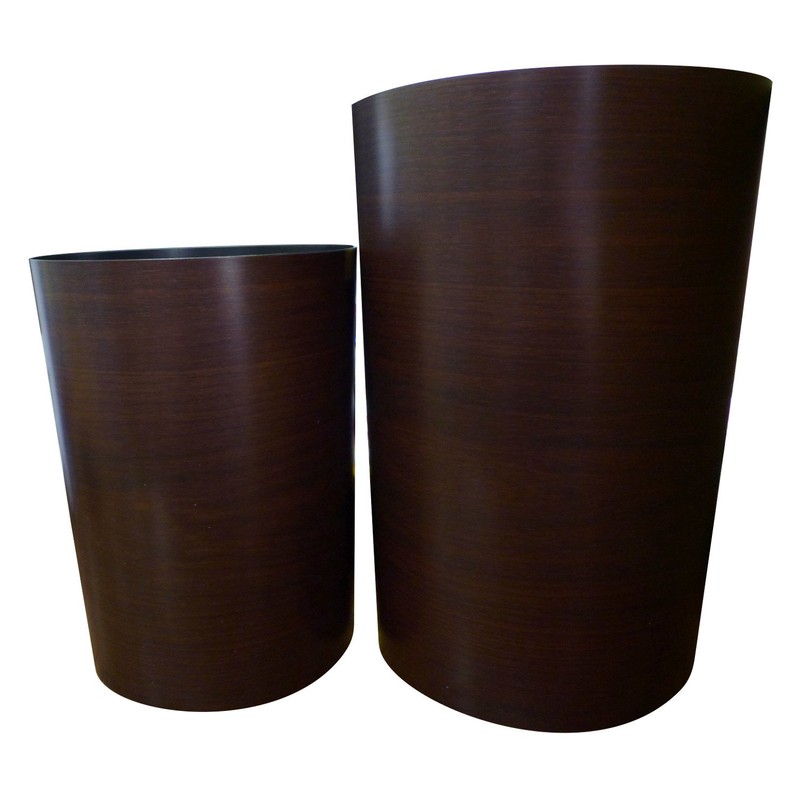 Asvel Ruclaire Collection Woodgrain Dust Bin M, 0.3 ft3 (8.2