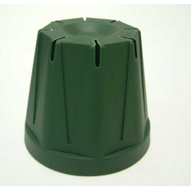 Slit Pots, Plastic Pots, 3.5 inches (9 cm), Moss Green, 10 Pieces