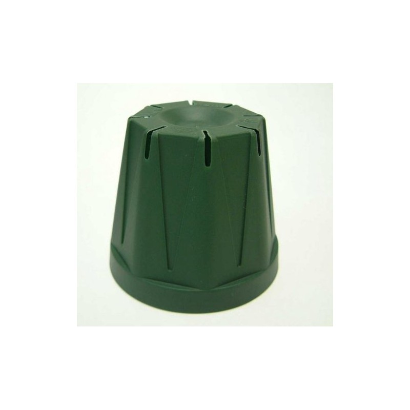 Slit Pots, Plastic Pots, 3.5 inches (9 cm), Moss Green,