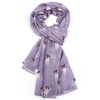 GFM® Women's Jack Russell Dogs Print Scarf - Spring Summer