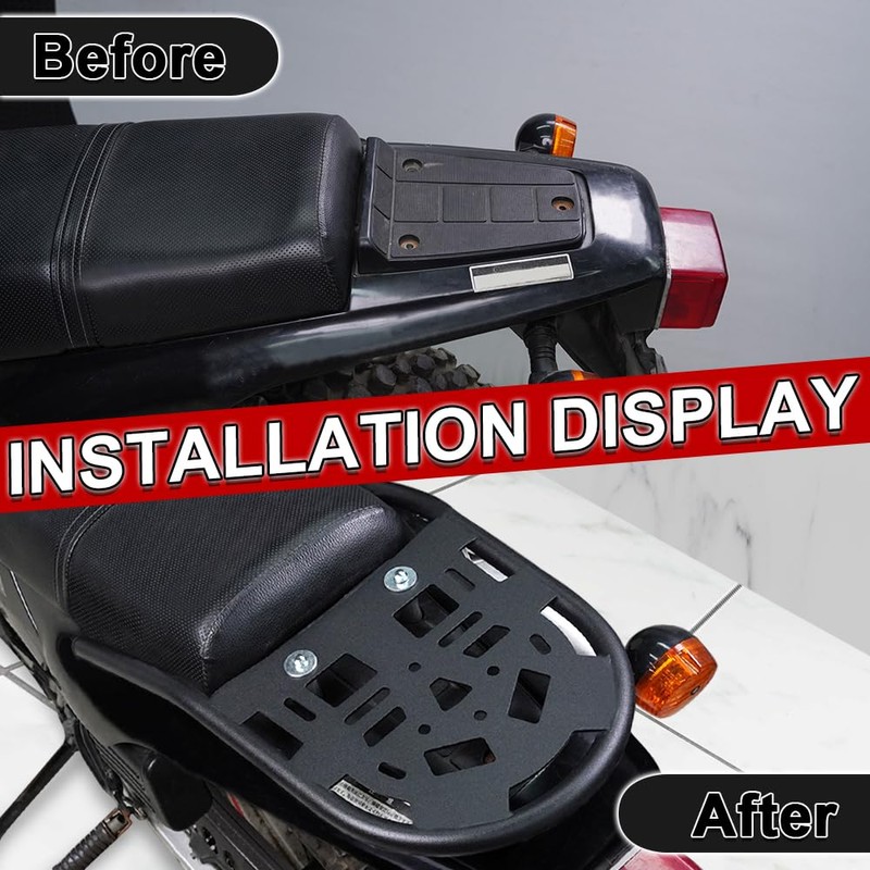 Xitomer Luggage Rack Fit for TW200 1987-2026 TW200 Motorcycle Cargo