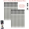 SAINO Trio 20 x 0.7mm Point BLACK Ballpoint Pens Smooth