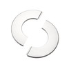sourcing map Wall Split Flange, Stainless Steel Round Escutcheon Plate