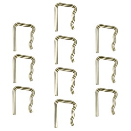 DEFIYEAR 10PCS Rail Injector Leak Off Retaining Clips, Leak Off Pipe Clips, Common Injector Leak Seal Clamp for Ford Peugeot Citroen VW Jaguar, Fuel Pipe Kit for Injector Maintenance and Repair